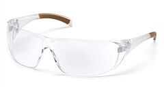 Pyramex Ch110S Carhartt Billings Safety Glasses, Clear Temples Frame, Clear Lens