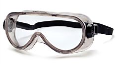 Pyramex G304Tn Goggles, Clear H2X Frame And Clear H2X Anti-Fog Lens With Neoprene Strap