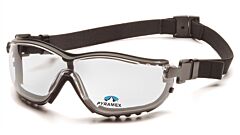 Pyramex Gb1810Str25 V2G Readers Safety Glasses, Black Frame, Clear Anti-Fog + 2.5 Lens