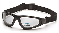 Pyramex Gb4010Str20 Xsg Readers Safety Glasses, Black Frame, Clear Anti-Fog + 2.0 Lens