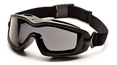 Pyramex Gb6420Sdt V2G Plus Safety Glasses, Black Frame, Dual Gray Anti-Fog Lens, 1 Pair