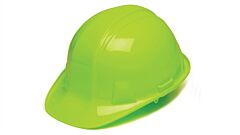 Pyramex Hp14131 Hard Hat 4 Point Ratchet Suspension, Hi-Vis Lime