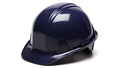 Pyramex Hp14165 Hard Hat 4 Point Ratchet Suspension, Dark Blue