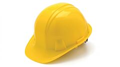 Pyramex Hp16030 Hard Hat 6 Point Snap Lock Suspension, Yellow