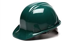 Pyramex Hp16035 Hard Hat 6 Point Snap Lock Suspension, Green