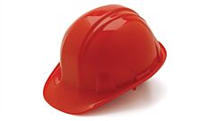 Pyramex Hp16120 Hard Hat 6 Point Ratchet Suspension, Red