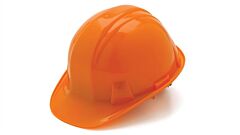 Pyramex Hp16140 Hard Hat 6 Point Ratchet Suspension, Orange