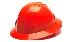 Pyramex Hp24141 Full Brim Hard Hat 4 Point Ratchet Suspension, Hi-Vis Orange