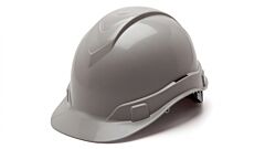 Pyramex Hp44112 Ridgeline Hard Hat 4 Point Ratchet Suspension, Gray