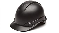 Pyramex Hp44117 Ridgeline Hard Hat 4 Point Ratchet Suspension, Black Graphite