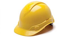 Pyramex Hp46130 Ridgeline Hard Hat 6 Point Ratchet Suspension, Yellow