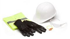 Pyramex Nhcx2 New Hire Kit Includes Clear Intruder S4110S, Rvz2110X2, Dp1001, Hp14010, And Gloves, 1 Kit