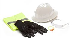 Pyramex Nhfbcxl New Hire Kit Includes Gray Intruder S4110S, Rvz2110Xl, Dp1001, Hp24110, And Gloves, 1 Kit