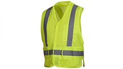 Pyramex Rca2510X2 Rca25 Series, Hi-Vis Lime Vest With Reflective Tape - Size 2X Large, 1 Each