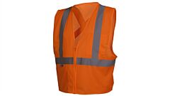Pyramex Rcz2120X2 Rcz21 Series, Hi-Vis Orange Vest With Reflective Tape - Size 2X Large, 1 Each