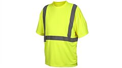Pyramex Rts2110Npxl Rts21Np Series T-Shirt, Hi-Vis Lime - No Pocket - Size Extra Large, 1 Each