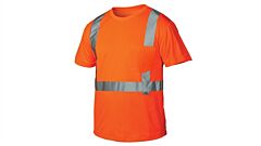 Pyramex Rts2120M Rts21 Series T-Shirt, Hi-Vis Orange - Size Medium, 1 Each