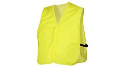 Pyramex Rv110Ns Safety Vest, Hi-Vis Lime Vest-Universal Fit-No Reflective Tape, 1 Each
