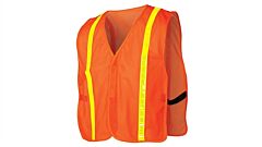 Pyramex Rv120 Safety Vest, Hi-Vis Orange - Universal Fit, 1 Each