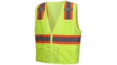 Pyramex Rvz2310L Rvz23 Series, Hi-Viz All Mesh Vest With Contrasting Reflective Tape - Size Large, 1 Each