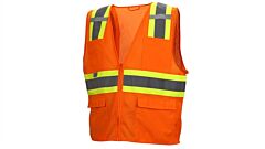 Pyramex Rvz2320X2 Rvz23 Series, Hi-Viz All Mesh Vest With Contrasting Reflective Tape - Size 2X Large, 1 Each