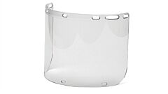 Pyramex S1210Cc Cylinder Polycarbonate Shield With Slots For Chin Cup - Ansi Z87+, Clear, 1 Each