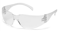 Pyramex S4110S Intruder Safety Glasses, Clear Frame, Clear-Hardcoated Lens