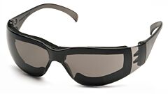 Pyramex S4120Stfp Intruder Safety Glasses, Gray W/Full Foam Padding Frame, Gray-Hardcoated Anti-Fog Lens