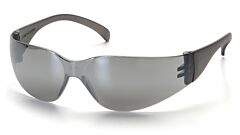 Pyramex S4170S Intruder Safety Glasses, Silver Mirror Frame, Silver Mirror-Hardcoated Lens