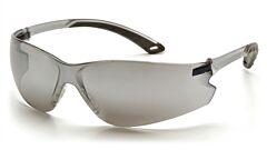 Pyramex S5870S Itek Safety Glasses, Silver Mirror Frame, Silver Mirror Lens