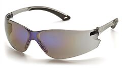 Pyramex S5875S Itek Safety Glasses, Blue Mirror Frame, Blue Mirror Lens