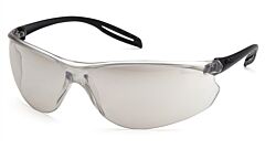 Pyramex S9780S Neshoba Safety Glasses, Black Frame, Indoor/Outdoor Mirror Lens
