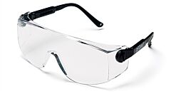 Pyramex Sb1010S Defiant Safety Glasses, Black Frame, Clear Lens