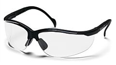 Pyramex Sb1810St Venture Ii Safety Glasses, Black Frame, Clear Anti-Fog Lens