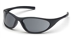 Pyramex Sb3320E Zone Ii Safety Glasses, Matte Black Frame, Gray Lens
