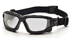 Pyramex Sb7010Sdnt I-Force Slim Safety Glasses, Black Frame, Clear Anti-Fog Lens