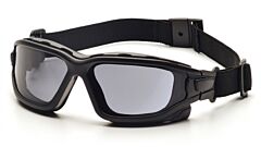 Pyramex Sb7020Sdnt I-Force Slim Safety Glasses, Black Frame, Gray Anti-Fog Lens
