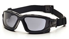 Pyramex Sb7020Sdt I-Force Safety Glasses, Black Frame, Gray Anti-Fog Lens