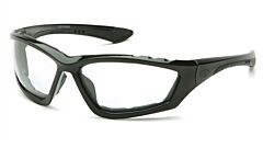 Pyramex Sb8710Dtp Accurist Safety Glasses, Black Frame, Clear Anti-Fog Lens