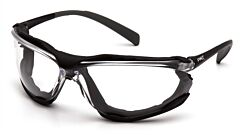 Pyramex Sb9310St Proximity Safety Glasses, Black Frame, Clear H2X Anti-Fog Lens