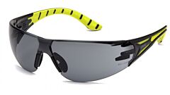 Pyramex Sbgr9620S Endeavor Plus Safety Glasses, Black/Green Frame, Gray Lens