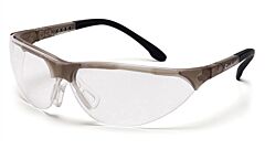 Pyramex Scg2810St Rendezvous Safety Glasses, Crystal Gray Frame, Clear Anti-Fog Lens