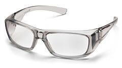Pyramex Sg7910D15 Emerge Safety Glasses, Gray Frame, Clear +1.5 Lens