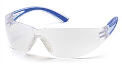Pyramex Sn3610S Cortez Safety Glasses, Navy Temples Frame, Clear Lens