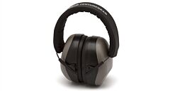 Pyramex Vgpm8010C Earmuff, Gray - Nrr 26 Db Low Profile Hearing Protector - Vg Clamshell, 1 Each