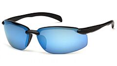 Pyramex Vgsb1165Db Waverton, Black Frame/Ice Blue Mirror Lens, 1 Each