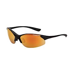 Radians 1528 Safety Glasses, Cobra, Red Mirror Lens, Matte Black Frame
