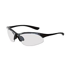 Radians 15415 Safety Glasses, Cobra, Indoor/Outdoor Lens, Crystal Black Frame