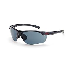 Radians 16428 Ar3 Safety Glasses, Crystal Black Frame, Super Dark Smoke Lens