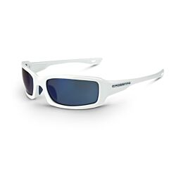 Radians 20278 Safety Glasses, M6A, Blue Mirror, White
